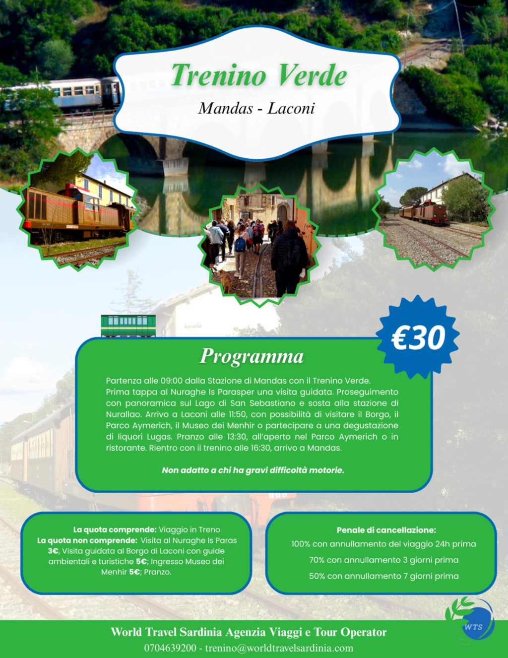 Offerta Trenino Verde Mandas - Laconi